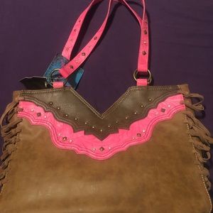 WayWest Genuine Suede Purse